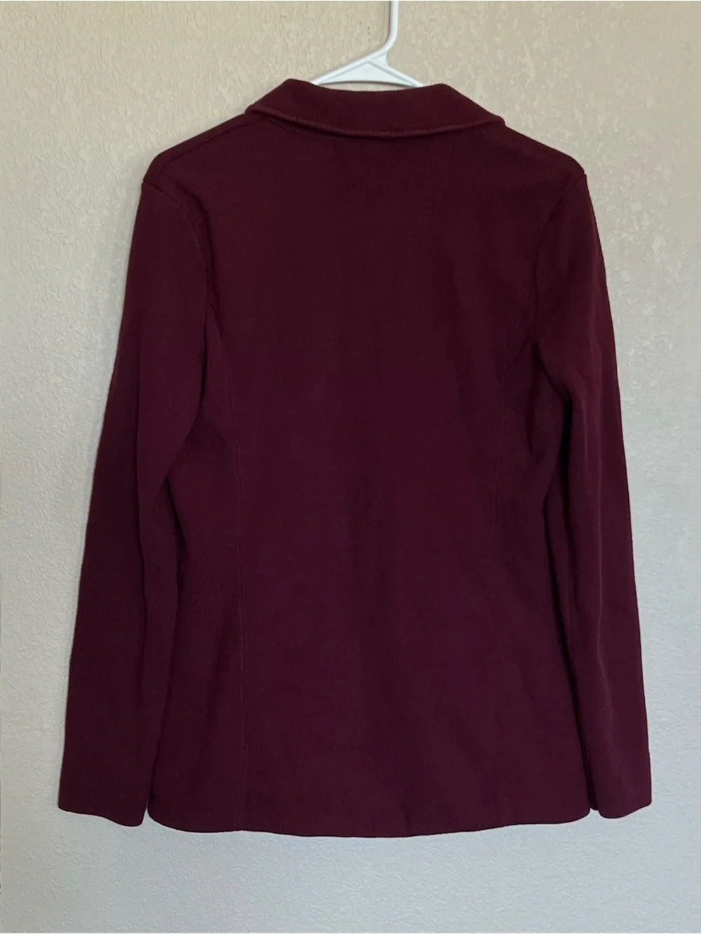 Lauren Ralph Lauren Wine Red cotton-blend blazer